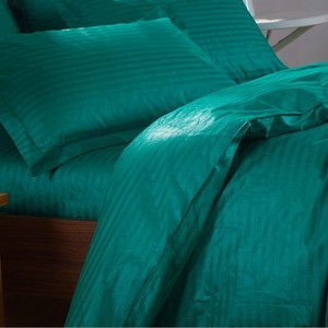 Bộ ga trải giường cotton <span class=keywords><strong>satin</strong></span> sọc kẻ 240 TC, <span class=keywords><strong>size</strong></span> <span class=keywords><strong>King</strong></span>, nhiều màu sắc, 4 món - Product Image 3