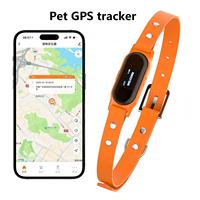 Nouveau localisateur GPS pour animaux de compagnie 2026, traceur 4G en temps réel, collier étanche avec moniteur de santé et étiquette nominative électronique pour chiens et chats