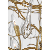 Yihao personnalisé nordique moderne K9 cristal nordique laiton Led luxe Design lustre plafond goutte chambre Design suspension