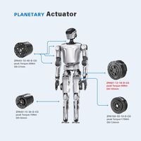 Actuador Robótico con Reductor de Torque Personalizado ZBDynamiX, Alta Precisión, Bajo Ruido, 10 Arcmin, con Motor de Engranajes DC, OEM o ODM