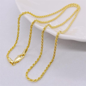 NUOYA 3MM/5mm uomini donne catena di corda d'argento gioielli <span class=keywords><strong>925</strong></span> in argento Sterling torsione catena <span class=keywords><strong>collana</strong></span> a catena per i regali - Product Image 3