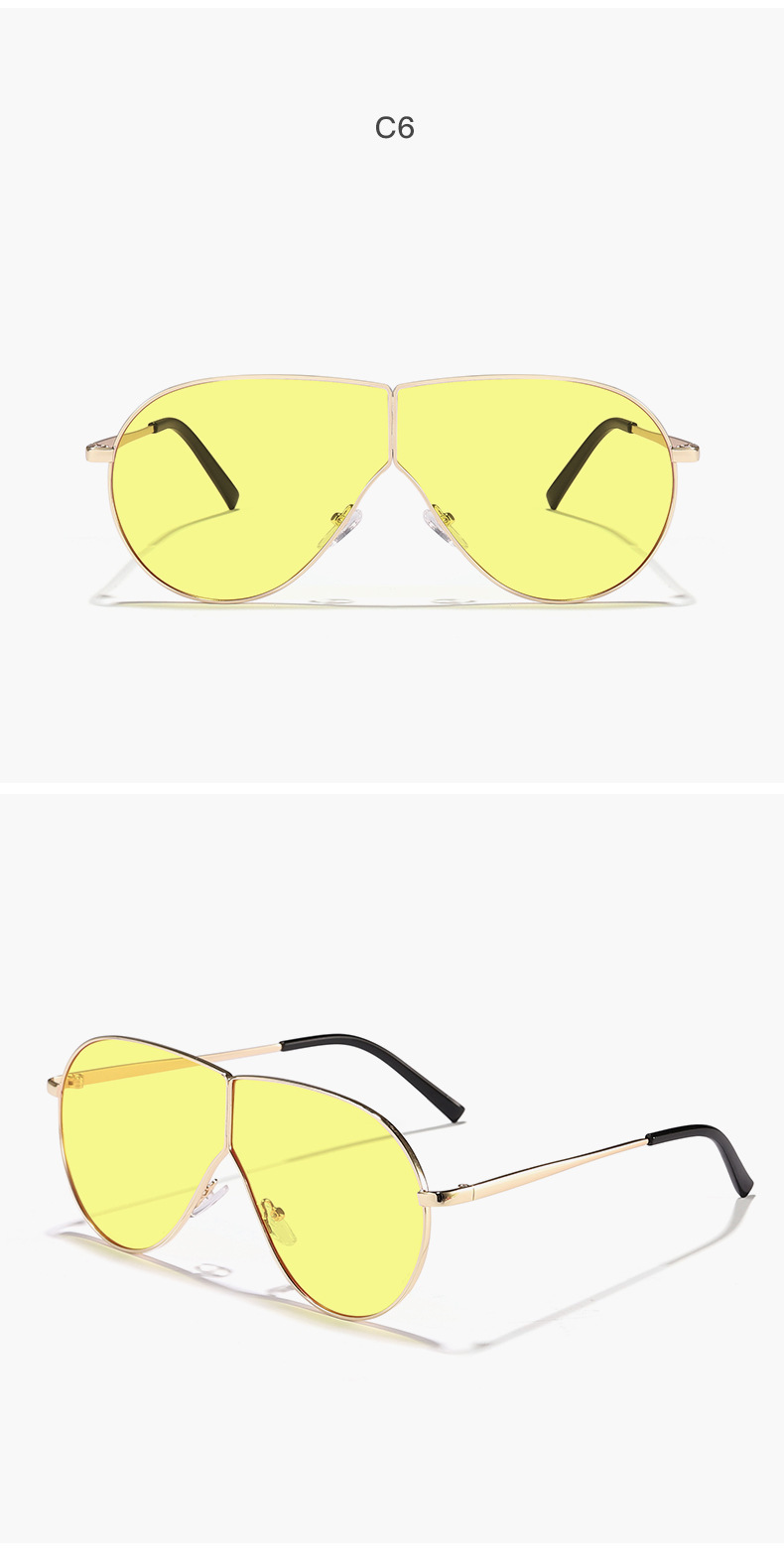 Marco dorado amarillo