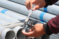 Tubo de Acero Galvanizado para Cerca de Alambre, Calibre 20, 20 y 24 Pies de Largo, Calibre 16