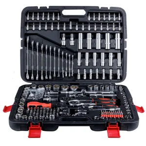 Hot Selling 215pcs Multifunctional Wrench Combination Spanner Socket Kit Car Repair Tool Set Box Mechanic