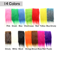 Furabou Craft Fourrure Doux Fibre Synthétique Streamer Queue Aile Mouche Pêche Attachant Matériaux