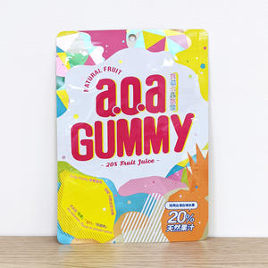 Sac de bonbons à trou suspendu en feuille d'aluminium étanche à l'humidité avec marque de distributeur imprimé personnalisé avec logo sac de collation en plastique - Product Image 1