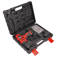 KAFUWELL P3068A Perceuse sans fil rechargeable 12V à batterie lithium-ion, visseuse électrique 3/8" Dr 25NM pour bricolage (lot de 15 pièces)