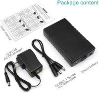 Paquete de batería de litio recargable DC5521, USB A, 12V, 3000mah, 6000mah, para ordenador portátil, venta al por mayor