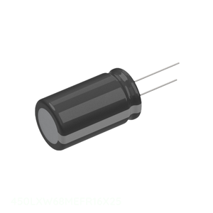 Condensateur traversant original CAP ALUM 68UF 20% 450V RADIAL TH 68 uF 450LXW68MEFR16X25 - Product Image 1