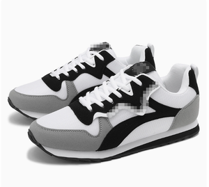 Chaussures décontractées unisexes à lacets, style rétro classique, en maille respirante et tissu, à semelle plate, vente en gros d'usine - Product Image 3