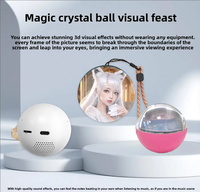 Vente en gros : Lecteur vidéo MP4 électronique en forme de boule de cristal, avec fonction de lecture vidéo, pour événements, cadeau d'anniversaire, cadeau créatif personnalisé