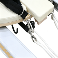 Reformer Pilates Professionnel Haut de Gamme avec Cadre en Aluminium pour Salle de Sport, Studio de Pilates et Musculation