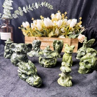 Nouveauté, prix compétitif, sculpture en jade Xiuyan poli, cristal naturel, pour la décoration de la maison