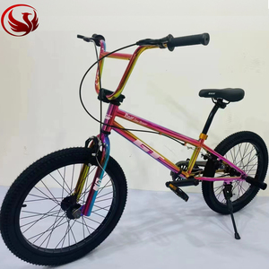 Vélo en acier Oilslick Stunt <span class=keywords><strong>BMX</strong></span> personnalisé en usine vélo Freestyle de 20 pouces pour application de rue couleur de placage personnalisée - Product Image 4