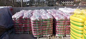 Công Suất Đóng Gói Mạnh Mẽ Trái Cây Và Rau 25Kg 50Kg Hành Tây Khoai Tây PP Leno Lưới Lưới Dây Rút Túi - Product Image 6