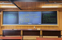 Tableau numérique à écran LCD de 60 pouces, tableau d'écriture numérique, cadre en aluminium, tableaux intelligents, tableau d'écriture électronique PDLC pour l'école, le bureau