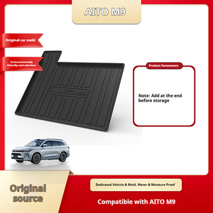 Tapis de coffre et doublure de dossier de voiture en TPE pratique, imperméable toutes saisons pour <span class=keywords><strong>AITO</strong></span> M9 2024-2025 - Product Image 2