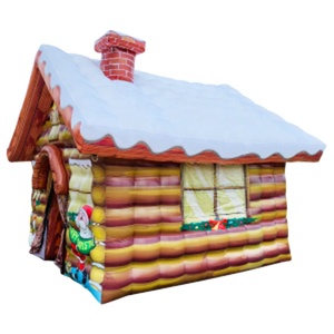 Casa Inflable de Santa Claus, Cabaña Navideña, Carpa para Publicidad, Decoración Inflable de Jardín para Navidad - Product Image 4