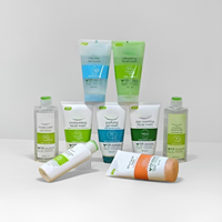 Nettoyant visage Simple Daily 150 ml à base d'eau, nettoyage en profondeur, raffermissant, blanchissant, acide hyaluronique, vitamine B5, gel sans parfum