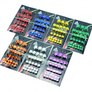 Pièces de modification pour <span class=keywords><strong>moto</strong></span> : Cache-vis décoratif en acier pour tête de moteur, couvercle de vis arrière pour scooter, fabriqué en Chine - Product Image 2
