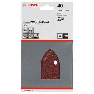 BOSCH - 2608607428 C430 Jeu de feuilles abrasives avec 4 trous-EAN 3165140337076 ABRASIVES ABRASIVE PAPERS - Product Image 2