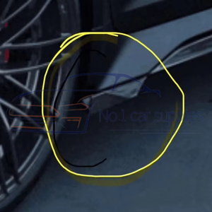 Jupes latérales de pare-chocs en fibre de carbone ultra brillante pour kits carrosserie RS6 <span class=keywords><strong>ABT</strong></span> - Product Image 6