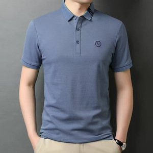 Nueva Camiseta Polo de Manga Corta para Hombre, Cuello Solapa, Estilo Casual Básico, Venta al por Mayor de Camisetas para Hombre - Product Image 1