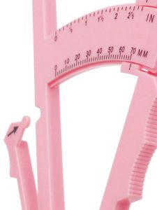 <span class=keywords><strong>Pince</strong></span> à graisse corporelle OEM 0-70 mm multicolore pour usage domestique – Mesure la circonférence de la taille et des jambes – Idéale pour la perte de poids - Product Image 4