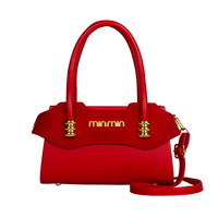 Sac Boston Mini Métallique Y2K pour Femme, Sac à Bandoulière Rétro en Cuir PU avec Accastillage Doré, Petit Sac à Main pour Dames