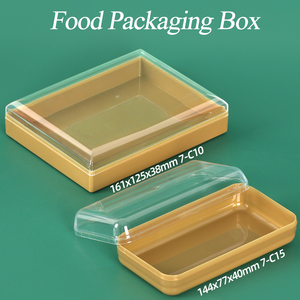 Boîte de rangement rectangulaire transparente en plastique SUNSHING, boîte cadeau en acrylique pour mariage, pour chocolat, biscuits et truffes - Product Image 3