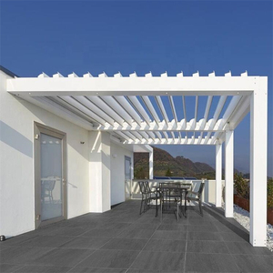 <span class=keywords><strong>Pergola</strong></span> motorisée robuste en alliage d'aluminium rond, imperméable, avec revêtement en poudre, <span class=keywords><strong>protection</strong></span> <span class=keywords><strong>solaire</strong></span> de haute qualité - Product Image 4