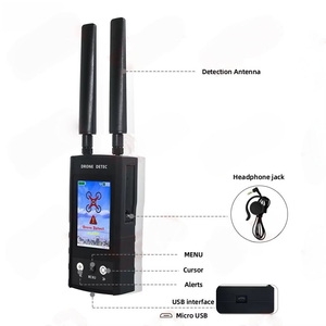 핫 세일 휴대용 핸드헬드 드론 탐지기 무선 1km UAV 드론 주파수 탐지 드론 방어 시스템용 - Product Image 2