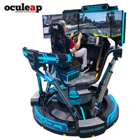 Oculeap nuevo diseño VR Racing Simulator 3 pantalla F1 Racing Driving Arcade VR Gaming Motion Dynamic 9D Car Racing VR máquina de juego