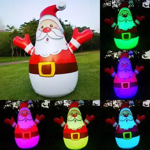 Blow Up Bopper Cour Décoration De Noël Gonflable Santa Claus avec LED Lumière