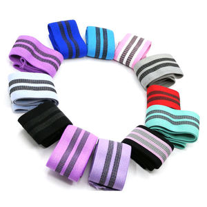 Bandes de résistance en tissu pour les jambes, les fessiers, le yoga et la gym, avec logo personnalisé imprimé - Product Image 1