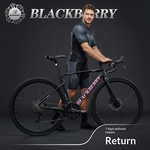 Vélo de course sur route en aluminium T60 700C avec guidon à bascule et freins à disque hydrauliques pour le cyclisme à grande vitesse - Product Image 3