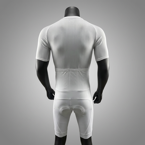 Unisex Triathlon Cycling Bodysuit Breathable Laser-Cut Sleeveless/Short/Long Sleeve Full-Zip Customizable Gel-<b>Padded</b> Biking Suit - Product Image 2