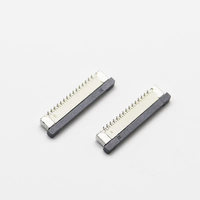 0,5mm de altura de paso 2,0mm de paso Conector SMT recto Tipo F SMT contacto dual doble cara 04P-60Pin interfaz conector FPC