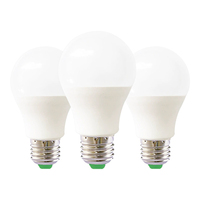 Ampoules LED A60 E27 B22 à prix de gros, 3W 5W 7W, haute luminosité, pour éclairage domestique