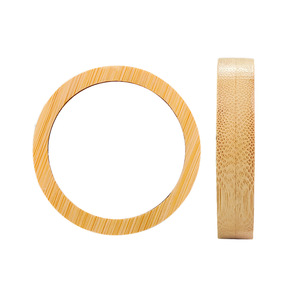 Décapsuleurs ronds en bambou vierges pour sublimation avec insert métallique pour designs personnalisés – Vente en gros - Product Image 5