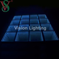 Plancher de danse LED interactif portable 3D IP65 pour extérieur, idéal pour les festivals et les aires de jeux