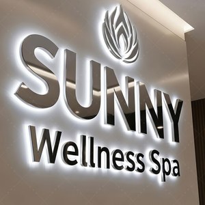 Thép không gỉ <span class=keywords><strong>frontlit</strong></span> dấu hiệu ngoài trời <span class=keywords><strong>LED</strong></span> thư ký 3D <span class=keywords><strong>LED</strong></span> kênh thư ký, tùy chỉnh 3D illiuminated Acrylic thư - Product Image 2