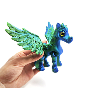 Juguetes de Caballo Impresos en 3D, Animales Realistas Impresos en 3D para Niños, Figuras Articuladas y Flexibles, Juguetes Antiestrés para Regalos de Fiesta de Pascua - Product Image 4