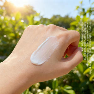 Crème solaire hydratante à étiquette privée SPF50, écran solaire anti-brûlures, infusée à l'<span class=keywords><strong>aloe</strong></span> <span class=keywords><strong>vera</strong></span> pour la peau - Product Image 3