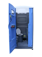 Chine Armoire de toilette en plastique HDPE Portable Pot Toilette Unité de salle de bain portable Douche et toilettes