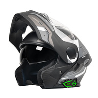 Casques modulables DOT pour moto, double visière, casque relevable avec Bluetooth, ensemble de trois pièces, vente en gros d'usine de casques AD