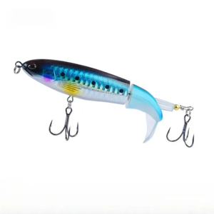 Hot Sale Esche Artificiali Whopper Popper da 13g <span class=keywords><strong>in</strong></span> ABS <span class=keywords><strong>con</strong></span> Coda Rotante per la <span class=keywords><strong>Pesca</strong></span> <span class=keywords><strong>in</strong></span> Acqua Salata al Branzino - Product Image 6