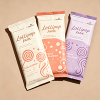 Sachets coussin thermoscellables personnalisés en PET/AL/PE recyclables, étanches à l'humidité, de qualité alimentaire, pour barres chocolatées, bonbons et snacks