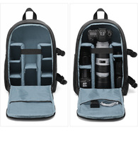 Sac à dos pour appareil photo reflex numérique avec séparateurs personnalisables, sac étanche et antichoc pour drone FPV, appareil photo sans miroir, objectifs, drone de course