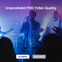 Cámara PTZ de Transmisión 12X 21X 30x con Seguimiento por IA, HD-MI/USB3.0, POE, NDI, Controlador para Grandes Eventos, Conciertos, Iglesias, Transmisión en Vivo